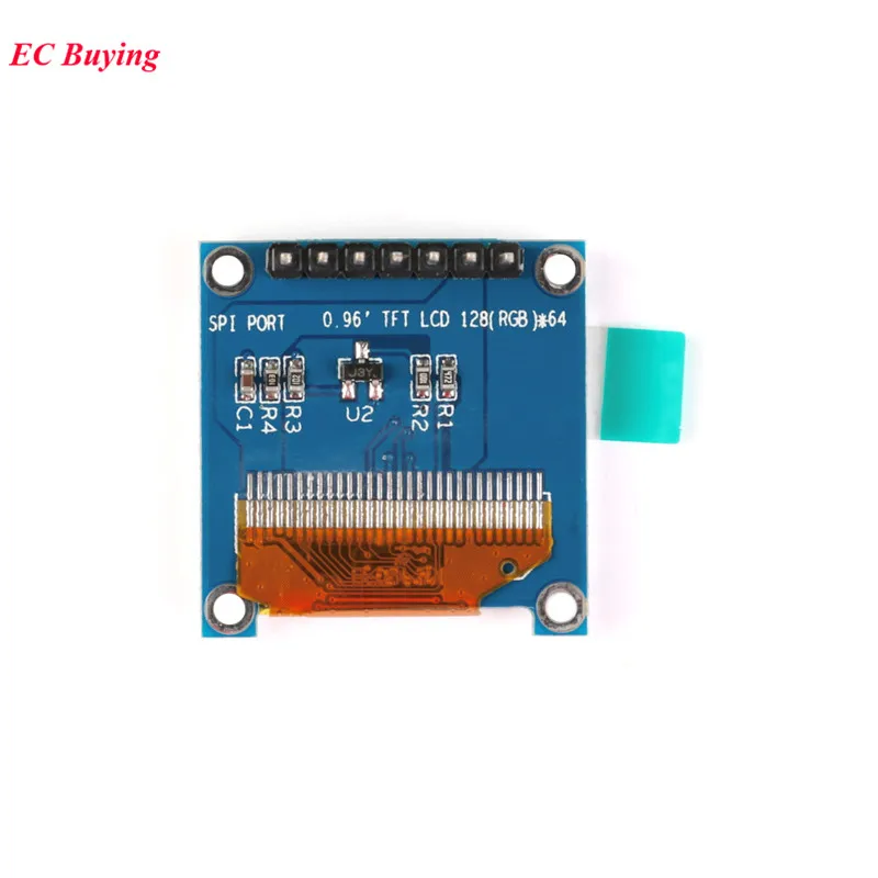 0,96 дюйма TFT ЖК-дисплей модуль для Arduino 7Pin 262 K SPI OLED Дисплей доска 128*64 STM32 ST7735S 4-провода DIY Электронные