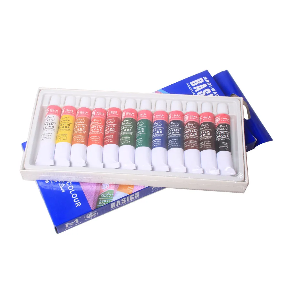 Краски мл цвета. Acrylic color 12x6ml. acrylic colour 12 цветов. немецкая акриловая краска. какие акварельные краски используют для дизайна ногтей.