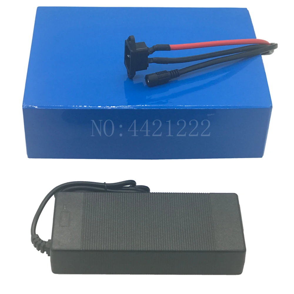 Top 52V 1000W lithium battery 51.8V 30Ah electric bicycle battery 52V 30AH lithium battery use samsung cell with 58.8V 5A charger 0