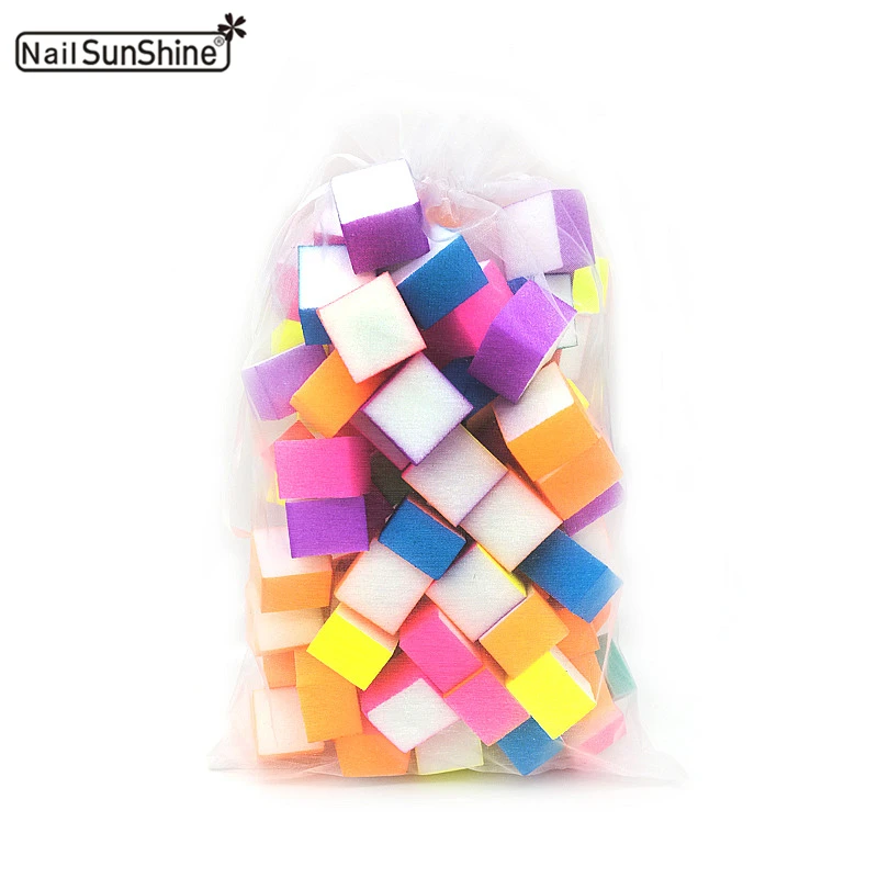 

1 Bag Nail File Mini Irregular About 60 Pcs Nail Buffer Colorful Sanding Sponge Buffer Block Nagels Vijl DIY Nail Art Files Tool