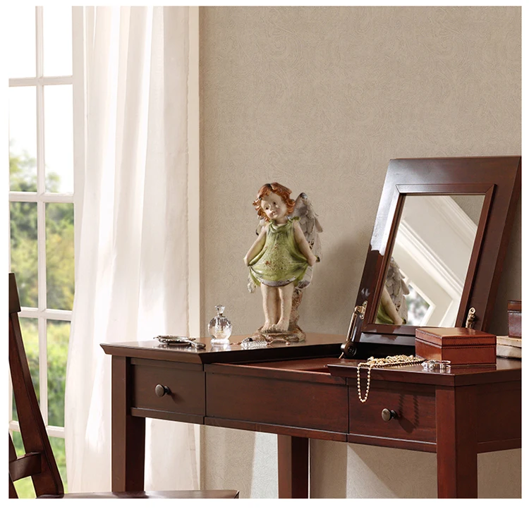 

Decorations Vintage Angel Figurine Living Room Bedroom Decoration Soft For Home Decoration Jewelry Accessories