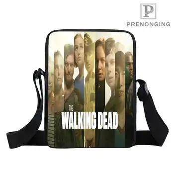 

Custom The-Walking-Dead (1) Mini Messenger Shoulder Crossbody Bag handbag Teenager Small Bag Kid Bags Bookbag Gift#18-12-31-20