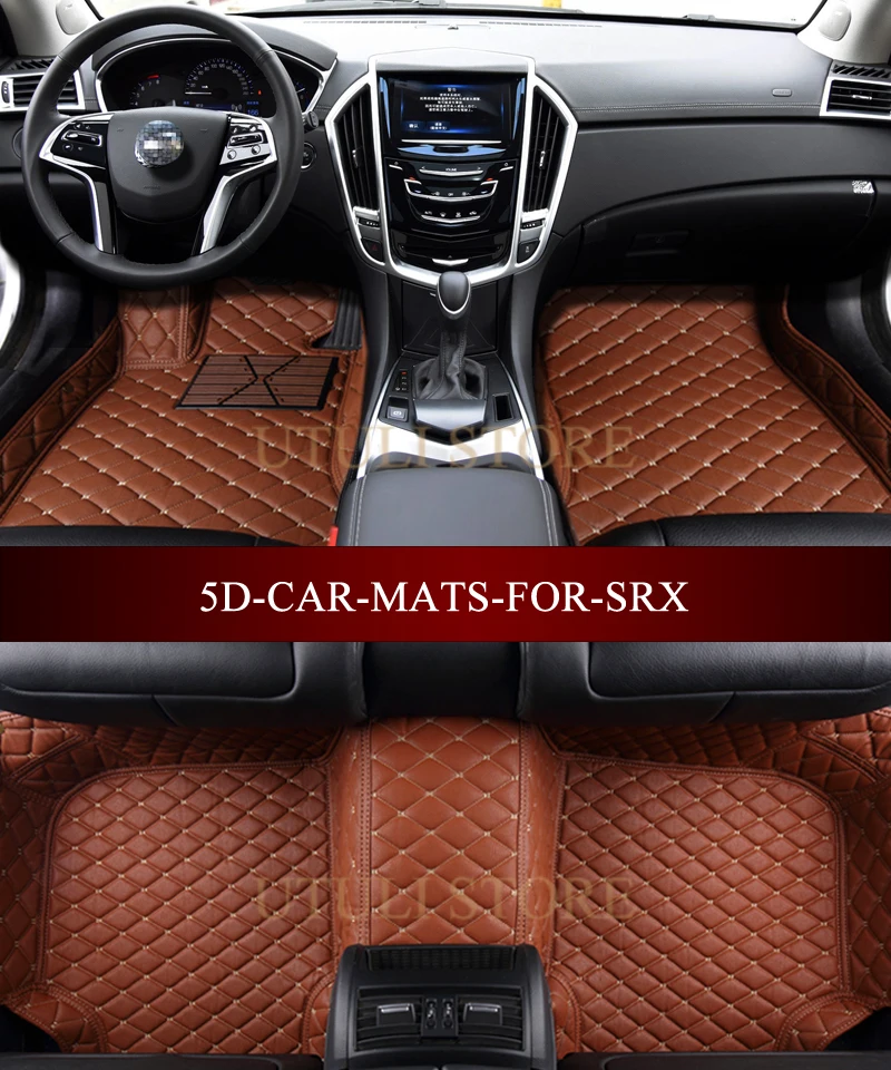 Leather Car Floor Mats For Cadillac Srx Suv Route 66 Custom Fit