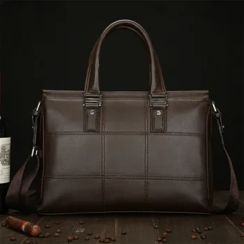 

2019 New Hot Sale Brand Men Briefcase High-quality PU Handbag Business Leisure European American Style Briefcase MessengerZ431