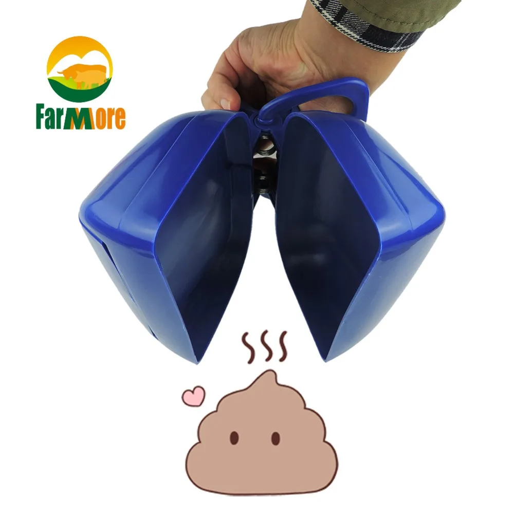 

Dog Pooper Scooper with Bag Dispenser Handheld Portable Scooper for Pet Dog Cat
