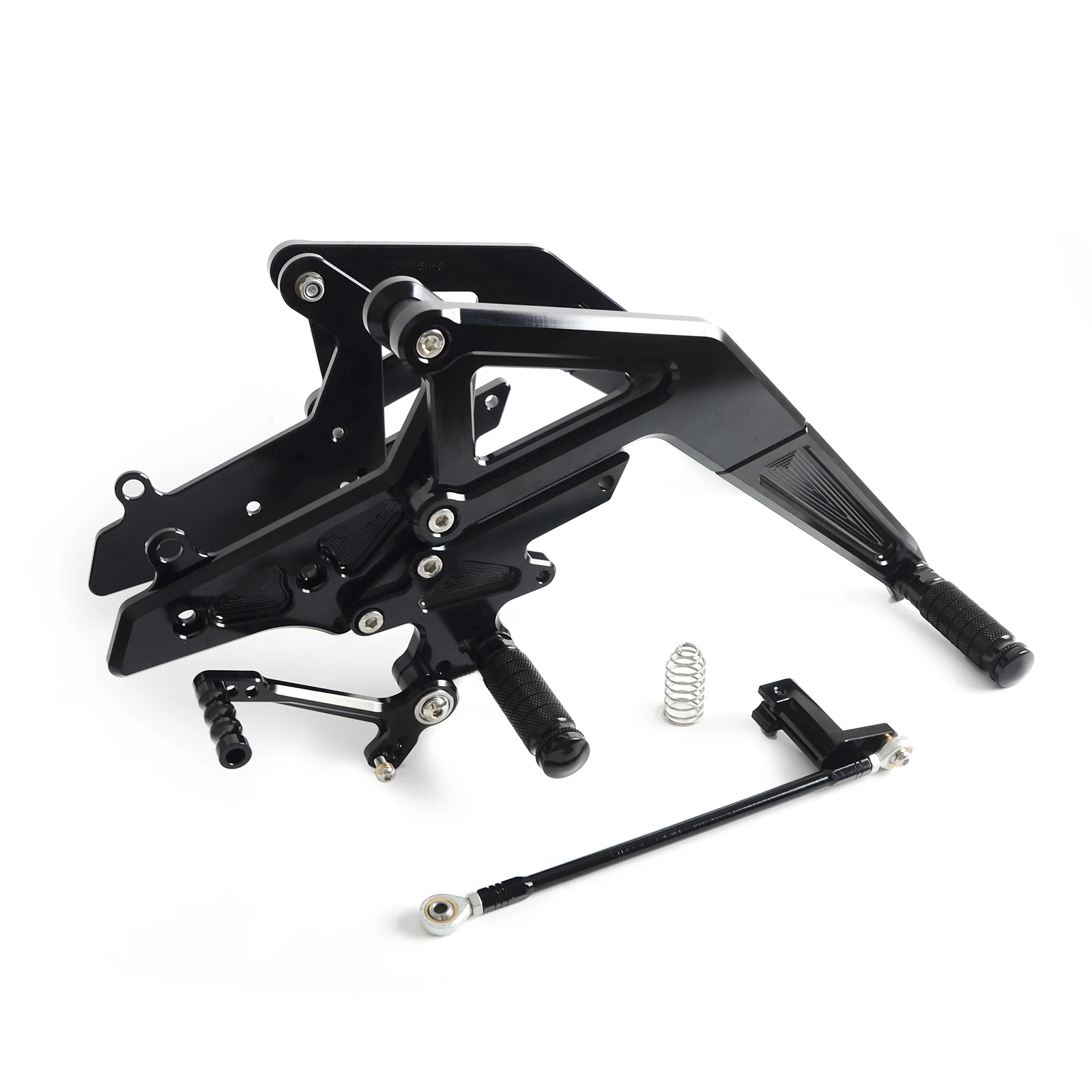 NICECNC мотоцикл Rearset регулируемая подножка подножки для Kawasaki Ninja 650 EX650 ER 6N ER6N 6F ER6F 2012