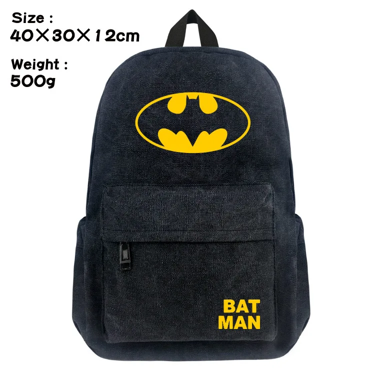 Супермен Дэдпул Бэтмен чудо-женщина мальчик девочка школьная сумка женский рюкзак подростковые школьные сумки холщовый мужской студенческий рюкзак ранец - Цвет: MC15241