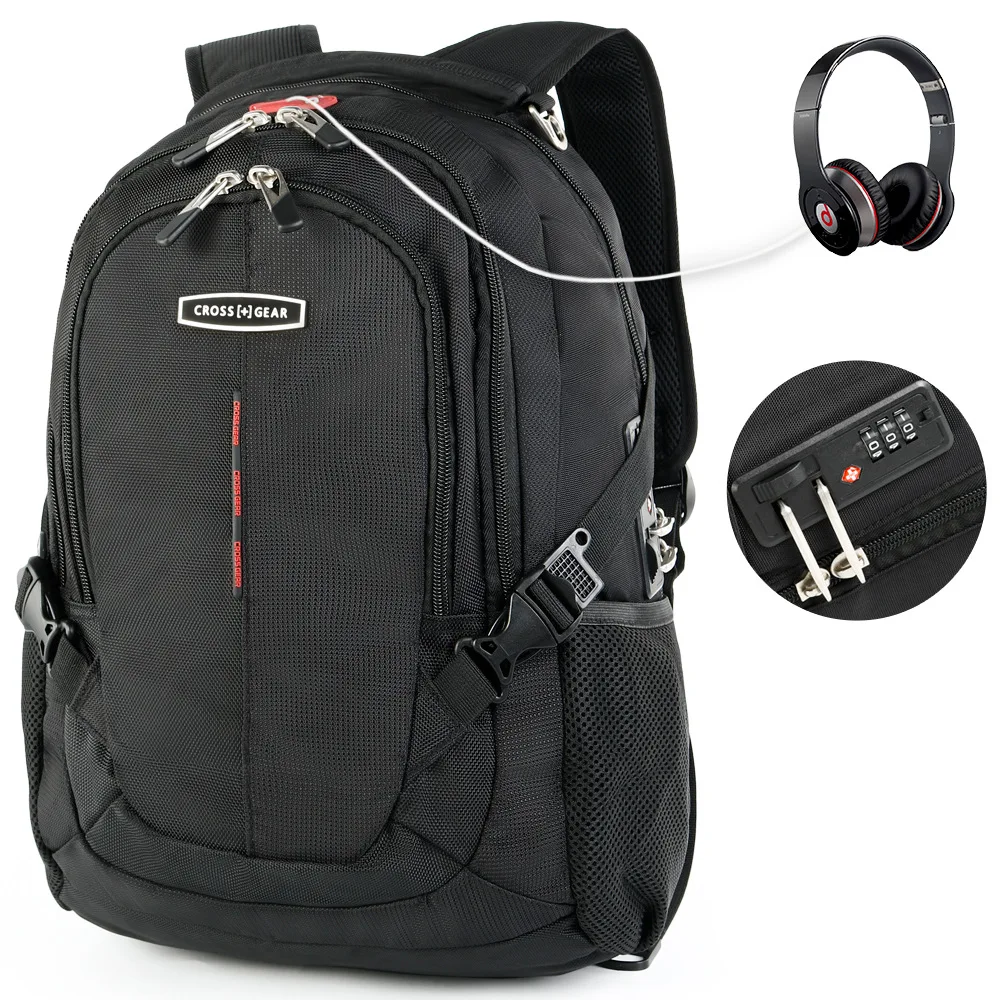 

swiss 15.6 inch anti theft tsa lock laptop backpacks men women waterproof Business backpacks School bags Mochila Masculina