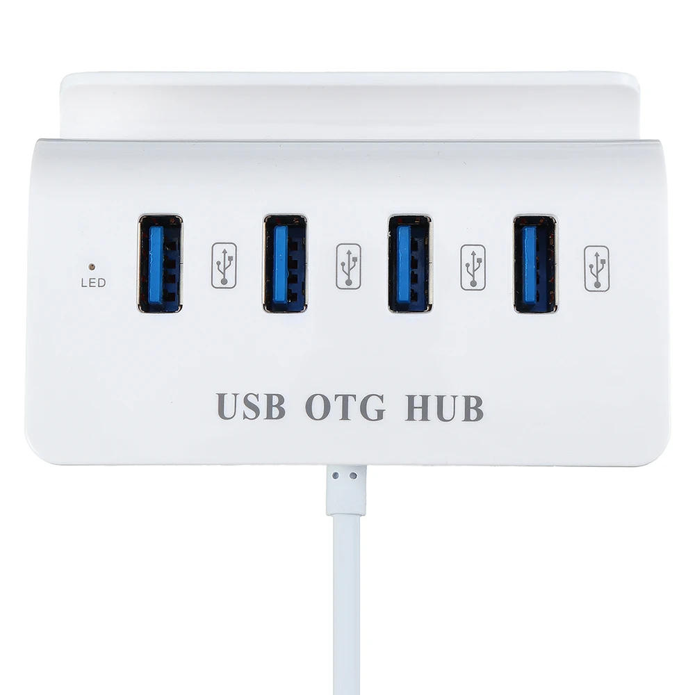 Bakeey 4 порта зарядное устройство адаптер type C USB 3,1 высокоскоростное расширение usb-хаб настольное зарядное устройство с держателем для samsung Xiaomi