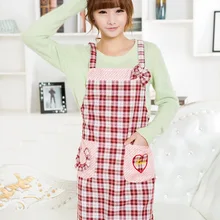 Любовь Узел с толстой кожи принцесса решетки фартук, кухонные принадлежности, предметы домашнего обихода, кухонная утварь, юбка