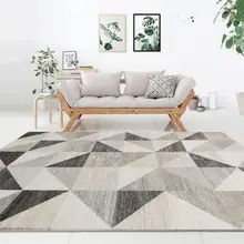 Ковер с геометрическим узором в скандинавском стиле, большой размер, для гостиной, спальни, чайного стола, коврики и ковры, прямоугольные Противоскользящие коврики
