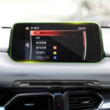 Стайлинга автомобилей GPS навигации Экран закаленное Сталь защитный Плёнки для Mazda CX-5 CX5 CX 5 2017 2018 Управление из ЖК-дисплей экран Sticke