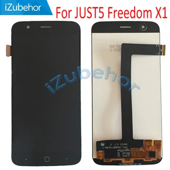 

5.0 inch 1280X720 pixels IPS display screen For JUST5 Freedom X1 LCD+touch screen digitizer Assembly black free shipping