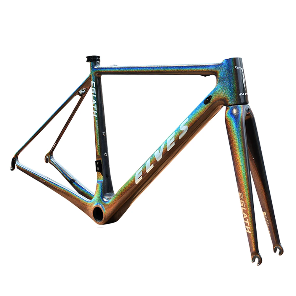 elves Bicycle Frame Light sensitive color Carbon Road Bike Frame Super