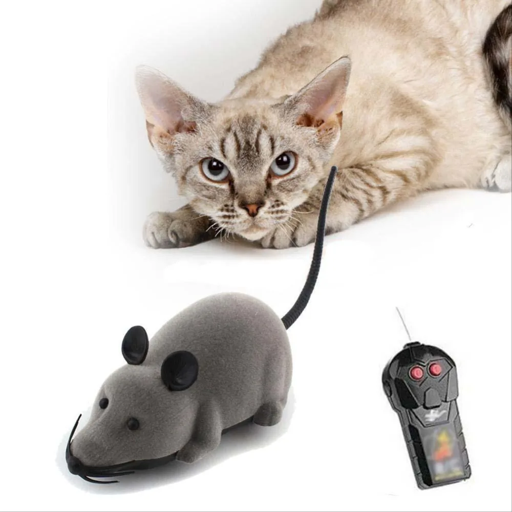 1 pc 3 Colors Electric Remote Control Mouse Vivid RC Mouse Small Fake