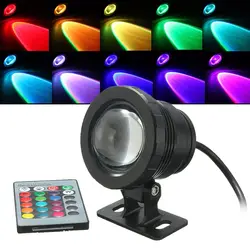 5 W/10 W RGB AC к DC 12 V-24 V светодиодный Подводные прожектор белый/теплый белый освещение для плавания прожектор для бассейна Аквариум Пруд для рыб