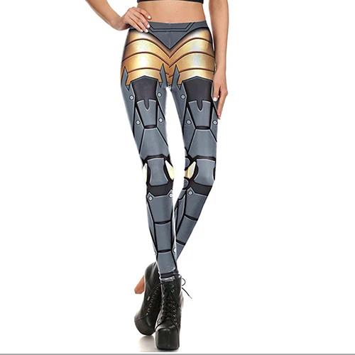 NADANBAO новые модные женские леггинсы с 3D принтом Bionic ARMOUR пластины тренировки Леггинсы Брюки игры Косплей Леггинсы для женщин - Цвет: Bionic leggings