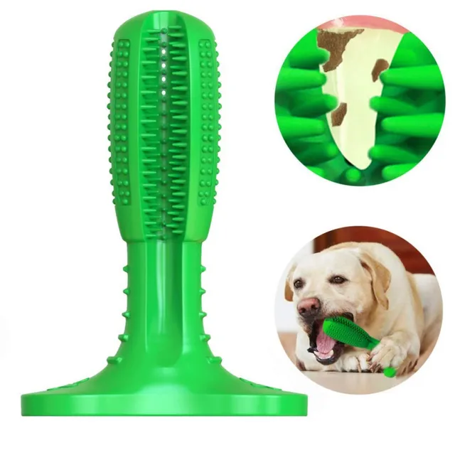 Pet Dog Brush Teeth Rubber Tool&Toy Cleaning Teeth Supplies Puppy Chew Molar Toy