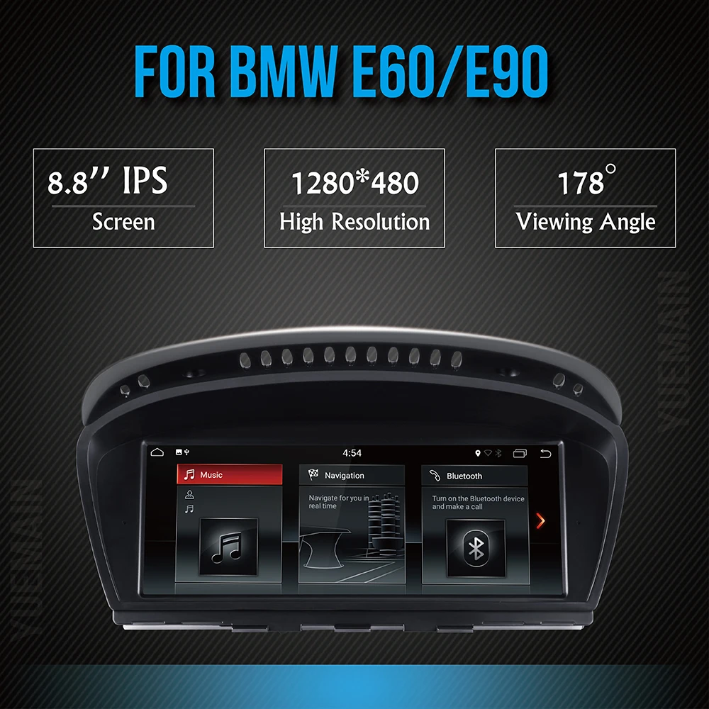 Дешево Android 9,0 автомобильный dvd плеер для BMW 5 серии E60 E61 E62 E63 3 серии E90 E91 CCC CIC система Авторадио font b gps b font навигация Мультимедиа