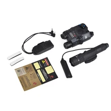 Страйкбол Тактический PEQ зеленый лазерный LA-5C блок II IR WMX200 Softair тактическое оружие Свет с дистанционным светом хвост переключатель EX424