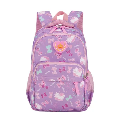 Повседневный женский рюкзак с принтом, школьный рюкзак 3/комплект, школьный рюкзак для девочек-подростков, Студенческая сумка-книжка, сумка-портфель SaMochila Escolar - Цвет: Лаванда