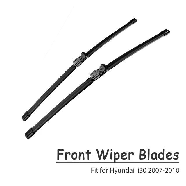Overe 1Set Rubber Car Front Wiper Blade Kit For Hyundai i30 2017 2016