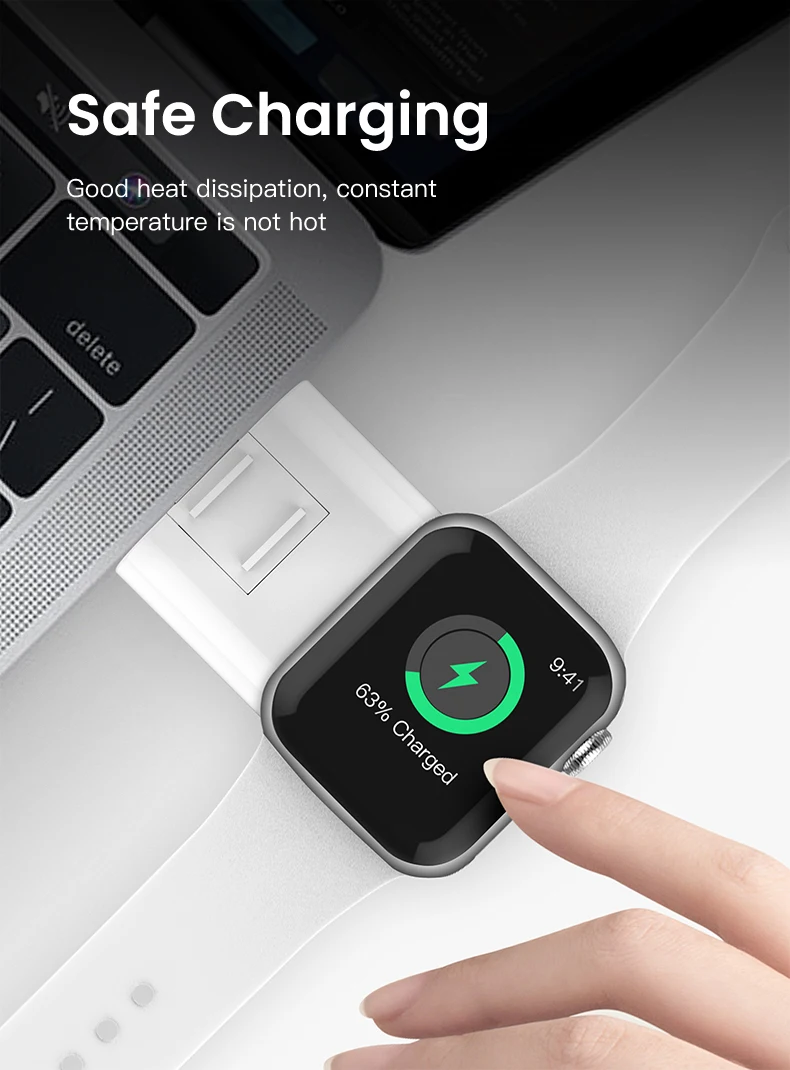 Ionct быстро Беспроводной часы Зарядное устройство для наручных часов iWatch серии 1/2/3/4 Магнитная Зарядка через usb Беспроводной для наручных часов Apple Watch, Зарядное устройство