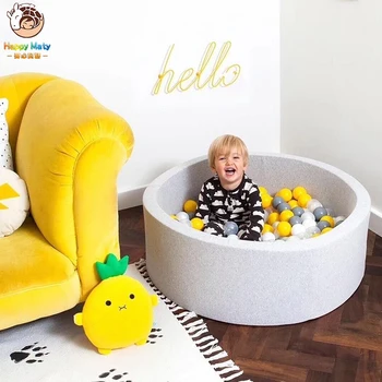 

Happymaty Round Play Pool Baby Ball Pit Infant Ocean Ball Pool Funny Playground Indoor Games Dry Pool Children's Room Decoration