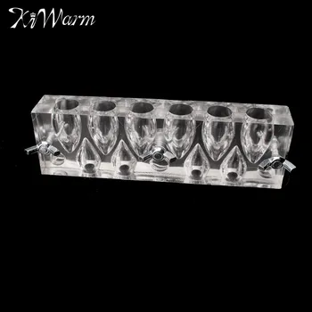 

KiWarm Incense Cones Making Mould Mold 10 Holes Acrylic Transparent Tower Incense Mould DIY Tools Hand Crafts Suuplies