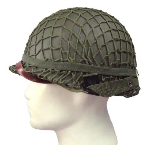 Высокое качество мировой войны 2 U.S M1 военный Стальной шлем с сетчатой крышкой Второй мировой войны снаряжение Реплика Тактический металлический охотничий шлем