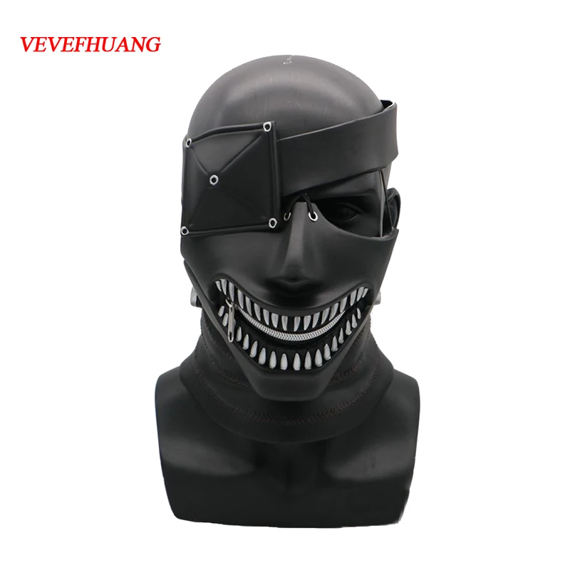 VEEVFHUANG новейший Moive Tokyo Ghoul 2 Kaneki маски Кена ПВХ маска крутая молния Регулируемая