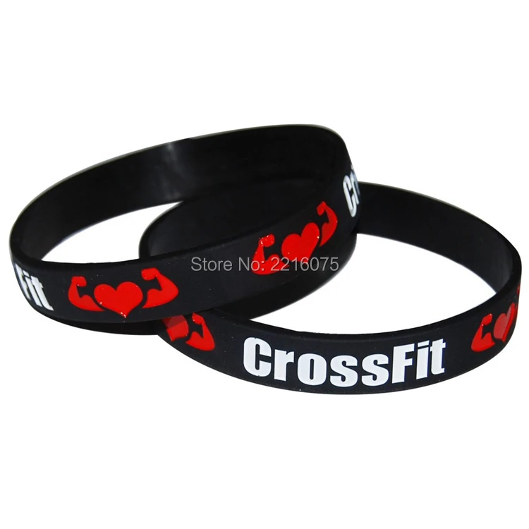 Detail Feedback Questions About 300pcs Black Inspirational Crossfit Red Black Inspirational Crossfit Rubber Training Workout Cross Fit Fitspo Fitness Bracelets Silicone Gym Wristbands