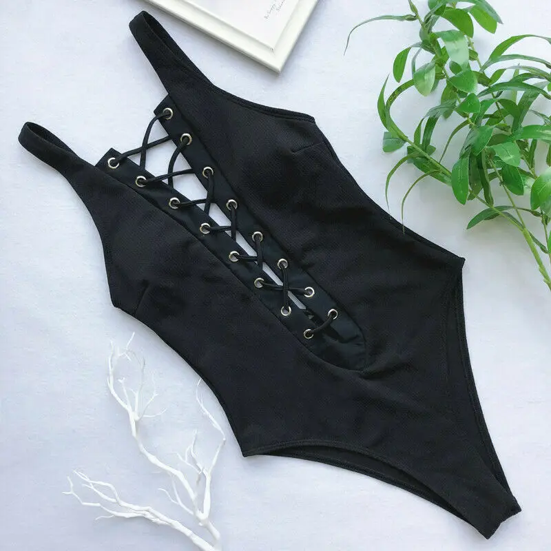 

Women One-piece Swimsuit Swimwear Push Up Monokini Bathing Suit Bikini Beachwear