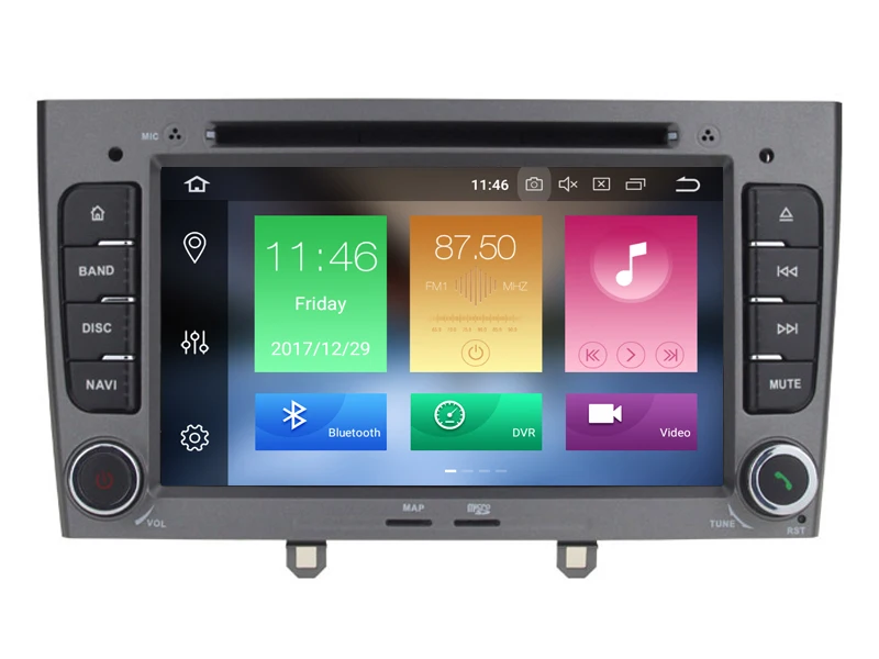 PX5 Android 8 0 ips экран автомобильный DVD для PEUGEOT 308 2008 2010 4 Гб Оперативная память + 32 ГБ