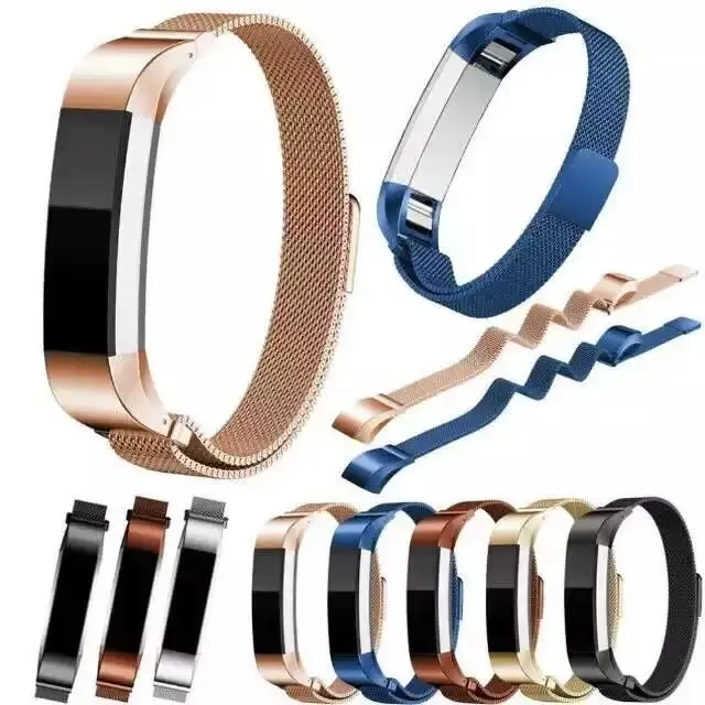 

New Watchbands Milanese Loop Magnetic Stainless Steel Band Strap For Fitbit Alta Bracelet for Fitbit Replacement Bands