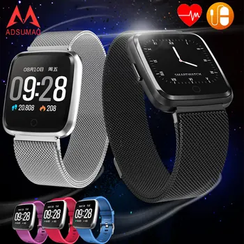 

Smart band Y7 Heart rate bracelet Blood pressure fitness tracker NRF52832 QFAA large screen colorful display sports watch