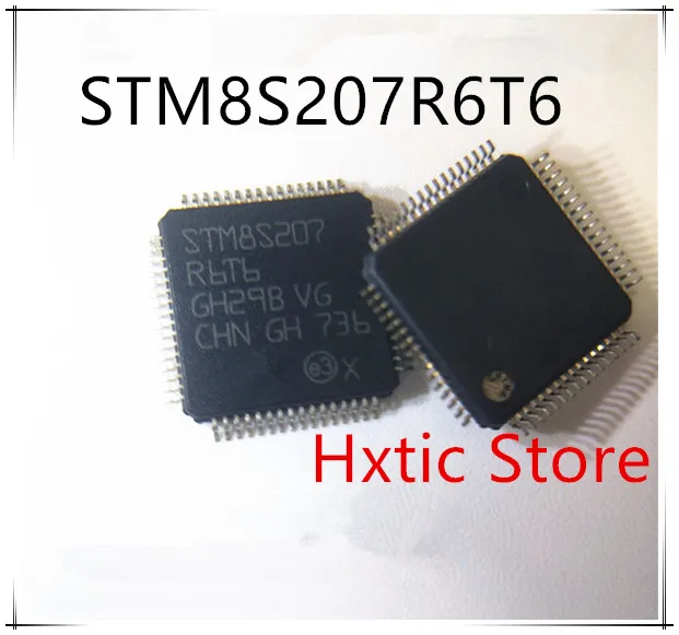 10PCS LOT STM8S207R6T6 STM8S207 R6T6 LQFP 64 IC