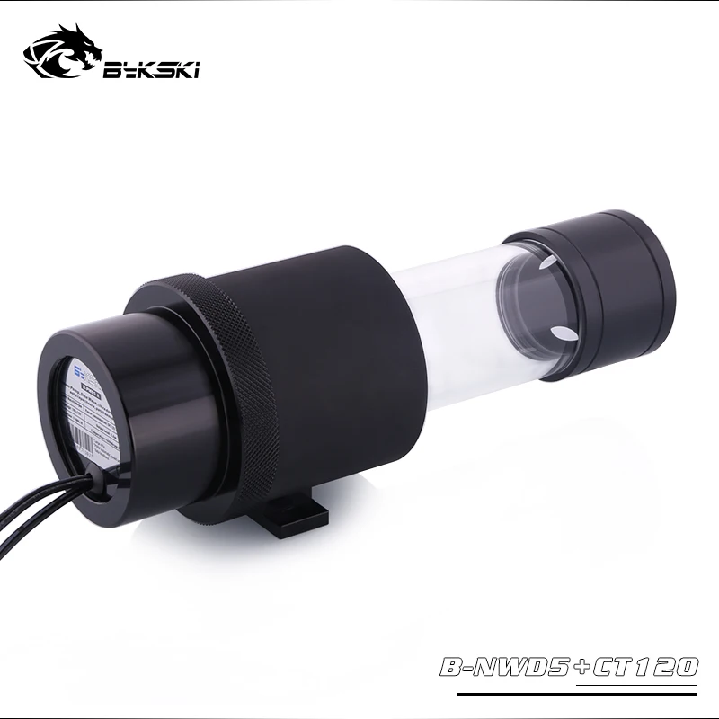  Bykski 18W D5 Combo Pump + Reservoir Maximum 5000RPM / Flow Lift 3.8 Meter / 1100L/H Water Cylinder