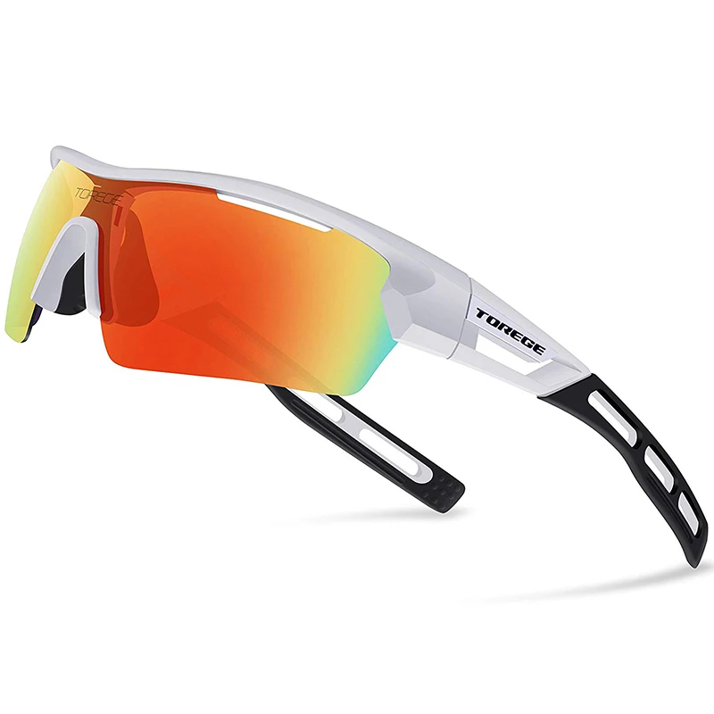 Поляризационные спортивные солнцезащитные очки для мужчин и женщин, для езды на велосипеде, бега, вождения, бейсбола, фирменный дизайн, TR90, UV400, очки для езды