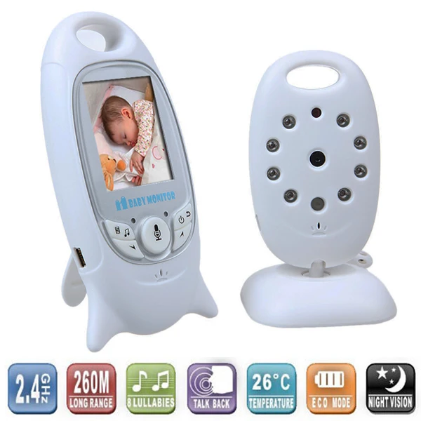 bilder für 2,4 GHz Wireless Baby Radio Babysitter Digital Video Baby Monitor Audio Nachtsicht Musik Temperaturanzeige Radio Kindermädchen bilder für 2,4 GHz Wireless Baby Radio Babysitter Digital Video Baby Monitor Audio Nachtsicht Musik Temperaturanzeige Radio Kindermädchen
