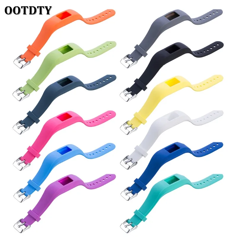 

OOTDTY Smart Watch Strap Pure Silicone Watch Band Strap Replacement For Garmin Vivofit for JR JR2 Junior Fitness