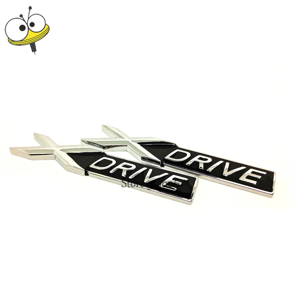 Автомобильный Стайлинг 3D Эмблема Для BMW X-DRIVE X1 X3 X4 X5 X6 X7 X2 X8 F48 F25 G01 E53 E83 E84 E70 E71 Знак Авто наклейки металлические Стикеры