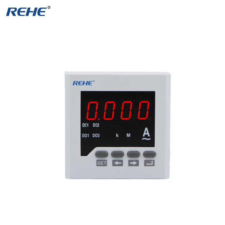 

REHE RH-AA71 80*81MM Digital Single Phase AC Ampere Meter Panel Electronics Power Meter
