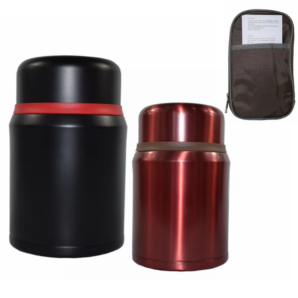

0.8L 304 Stainless Steel Insulated cup Food Container Vacuum cup Lunch Box Thermos for Kids Lunch Box with christmas