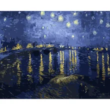 DIY расписанную Картина маслом Нила цифровая живопись по номерам картины маслом китайский свиток картины Home Decor