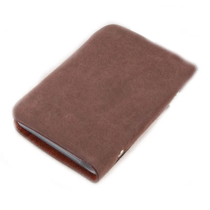 KUDIAN BEAR Genuine Leather Business Cards Holder Credit Card Cover Bags Hasp Card Organizer Bags -- BIH003 PM25 7