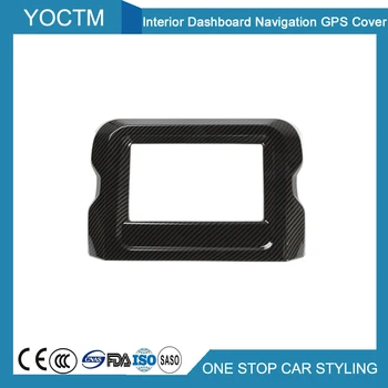 

Car Accessories Interior Dashboard Navigation GPS Cover ABS For Jeep Wrangler JL 2018 Decorative Sticker Red/Silver/Carbon Fiber