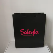 Заказная премиум черная матовая ламинированная сумка-шопер бумажные сумочки для шоппинга с ручкой ленты сумка для подарка/выставки/вечерние/ткани/рекламы