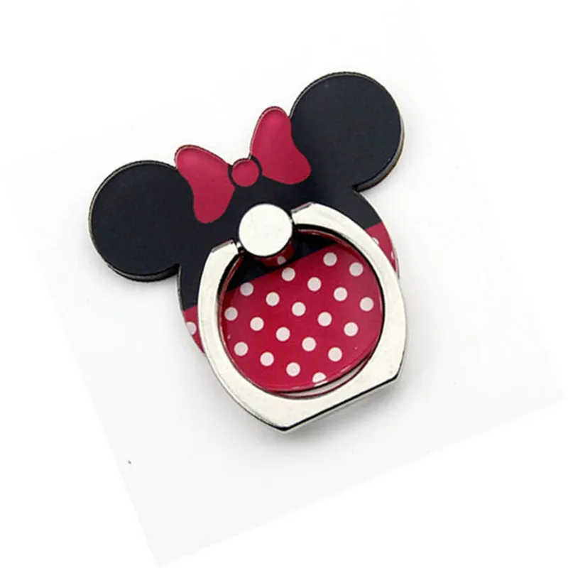 

Hot Sales 1 Piece Universal Quality ABS Mobile Phone Holder Ring Lovely Cartoon Mickey Minnie Fashion Phone Holder Ring Support