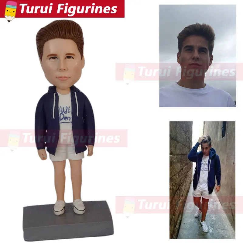 Фигурка из полимерной глины кукла шеф повар 3d статуэтка скульптура